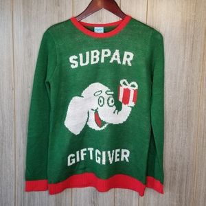 Subpar Gift Giver Elephant Christmas top